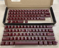 PYGA Clear Keycaps Set PC ABS Cherry Height 118 Keys New For Cherry MX Keyboard picture