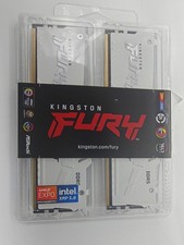 NEW KINGSTON FURY BEAST RGB 64GB (2 x 32GB) DDR5 CL36 6000MHZ RAM MEMORY WHITE picture