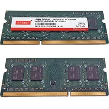 Innodisk 4GB 1Rx8 DDR3L 1600 ECC SO-DIMM M3DW-4GSS2L0C-EA91 picture