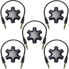 Typheoniks 5-Jack Audio Headphone Jack Splitter 5 Way for 3.5mm Devices Multi Ea picture