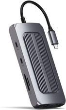 Satechi USB-C Multiport MX Adapter – Dual 4K HDMI, 100W Charging, Gigabit Ethern picture