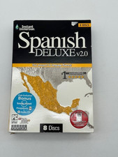 Spanish Deluxe v2.0 Instant Immersion 8 Discs, Complete New picture