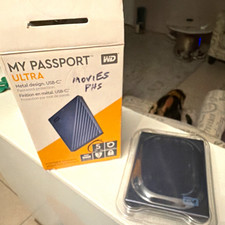 WD My Passport Ultra 5TB Portable External HDD USB-C Blue Password Auto Backup picture