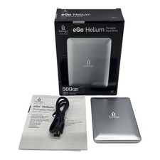 Iomega eGo Helium Portable Hard Drive external 500GB USB 2.0 interface picture