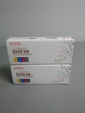  XEROX 016217200 PHASER 8860 8860MFP SOLID INK RAINBOW COMBO PACK LOT OF 2 picture