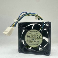1PCS EVERFLOW F126025BL DC12V 0.12AMP PWM Temperature-Controlled  Cooling Fan picture