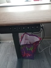 Sit-Stand Desk Mount Single Monitor with Keyboard Tray picture