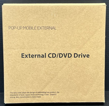 Gotega External CD DVD Drive USB Portable Disc Reader Writer PC Mac Open Box picture