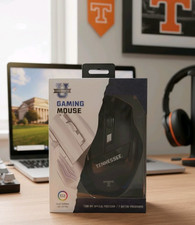 RGX Collegiate Gaming Mouse Black Tennessee Vols Volunteers NCAA-RM2-TN New picture