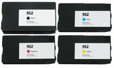 4PK Reman HP 952 Ink Cartridge Officejet Pro 8710 8715 8716 8720 8725 8728 picture