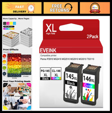 High Yield 145XL 146XL Ink Cartridges Replacement for Canon Printers - 1 Black 1 picture