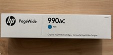 Genuine HP 990AC CYAN Ink Cartridge X4D09AC PageWide Exp 04/2029 picture