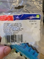 Leviton 5F100-2LC (BLUE) duplex sc OS2 Ceramic 157-5F100-2LC picture
