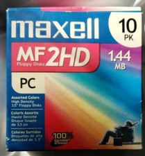 Maxwell MF 2 HD 3.5 Floppy Disks PC 1.44 MB 10PK New *       (r) picture