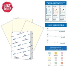 20 lb Cream Printer Paper 8.5 x 11 - 500 Sheets of Eco-Friendly Pastel picture