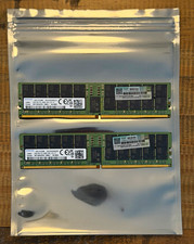 Lot of 2 Samsung 64GB DDR5 PC5-5600B ECC Registered RDIMM M321R8GA0PB0-CWMKJ picture