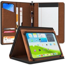 KHOMO Universal Padfolio Case – Tablet For 8.5 inch to 11 Tablets, Black picture
