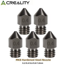 5pcs MK8 Hardened Steel Nozzle for Ender 3/Ender-3 Pro/Ender-3 S1 /CR-10 Series picture