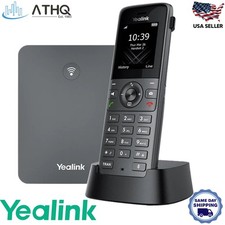 Yealink W73P Cordless VoIP Phone System W73H Handset, W70B Base, PoE - NEW picture