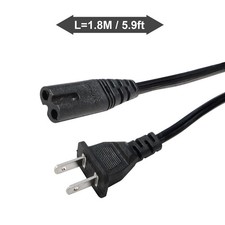 Lot 20 US 2 Prong 2-Pin AC Power Cord Cable Charge Adapter PC Laptop Dell IBM HP picture