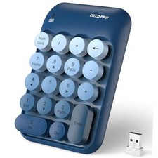Cute Colorful Wireless Number Pad - 18 Keys, Portable 2.4 GHz with Stable picture
