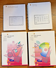4 Vintage Apple Macintosh User's Guides Manuals HyperTalk Hypercard Vol IV & V picture