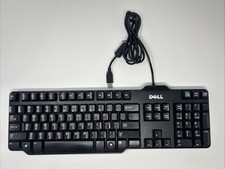 Vintage Dell Wired Mechanical Keyboard L100, Works, Pre-Owned picture