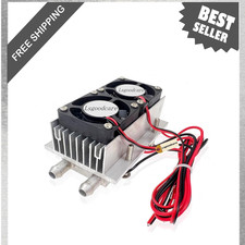 120W Peltier Cooler Kit Aluminum Water Cooling System for Electronics and DIY picture