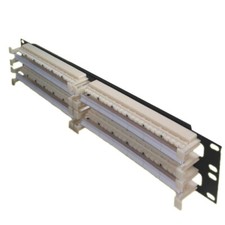 110 Wiring Connecting Block Rack Mount Phone Distribution - CAT5E 200 Pair picture