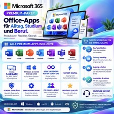 MICROSOFT 365 - DIGITAL ACCESS | UP TO 5 DEVICES | WINDOWS • MAC • ANDROID... picture