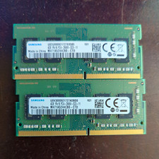 Lot of 2 - M471A1K43DB1-CTD SAMSUNG LAPTOP MEMORY 4GB 1RX8 PC4-2666V-SA1-11 picture