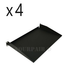 4 Pack - Cantilever Relay Rack Mount Steel Server Monitor Shelf 19