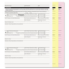 ICONEX 59102 DIGITAL CARBONLESS PAPER, 8-1/2 X 11, -  WHITE,PINK,CANARY picture