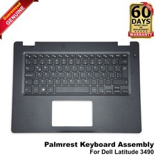 Dell Latitude 3490 Spanish Latin American Keyboard Palmrest 81-keys 599G2 picture