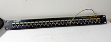 Black Box CAT6 Feed-Through Patch Panel 24-Port (jpm814a) Used Not Tested 19
