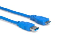 Hosa USB-306AC SuperSpeed USB 3.0 Cable, Type A to Micro-B, 6 feet picture