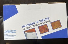 HI-VISION HI-YIELD Laser Toner Cartridge TN580/620/650 Black Print ise in  picture
