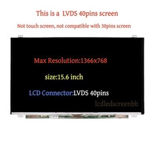 For LTN156AT30-H01 40 Pins Screen Replacement LCD LED Display picture