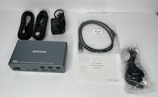 USB C KVM Switch 4K60Hz,Dual Monitor USB C HDMI DP KVM Switch 2 PC /  1 Laptop picture