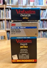 Lot of 41 - 3.5” Floppy Disks All Unused Diskettes Verbatim & 3M- Untested picture