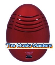 Egg Shape Mini Stereo Audio Tumbler SPEAKER Rechargeable USB 3.5mm Wired Red picture