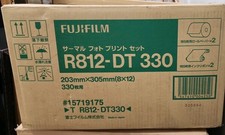 Fujifilm R812-DT 330 Thermal Photo Paper/Ribbon Set 330 prints use 8x12 NEW picture