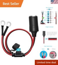 Versatile DC Cigarette Lighter Female Socket Extension for 12/24V Applications picture