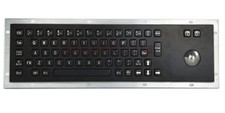 Professional IP65 vandal resistant stainless steel metallic keyboard waterproof picture