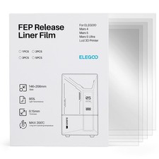 ELEGOO Original FEP Release Film 3PCS for Mars 4/ Mars 5/ Mars 5 Ultra LCD 3D picture