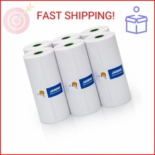 JADENS 6 Rolls Thermal Label Paper, 4×6'' Compatible with C10 picture