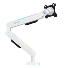 Gaming Monitor Arm for Screen up to 32 inch Holds 20 lbs RGB Light Monitor Stand picture