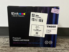 New E-Z Ink TN660 Toner Cartridge - Black - 4 Pack picture
