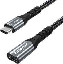 Fasgear USB C Extension Cable 6Ft 10Gbps USB 3.2 Type C Male to Female Extender picture