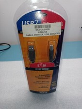 BELKIN Printer Cable USB 2 High-Speed 2.0 Cable 6 FOOT USB A Plug to B Plug picture